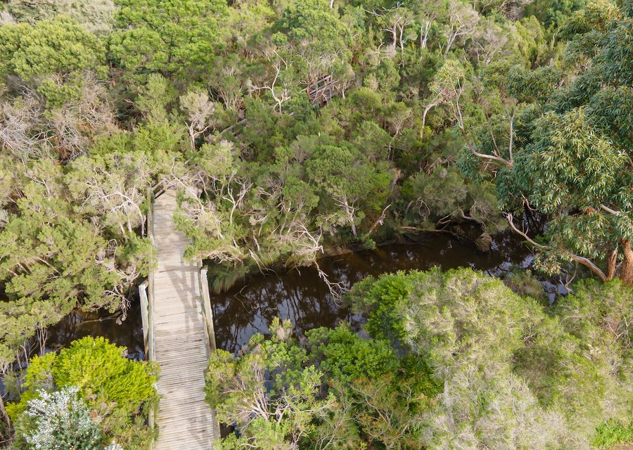 Footbridge near property 