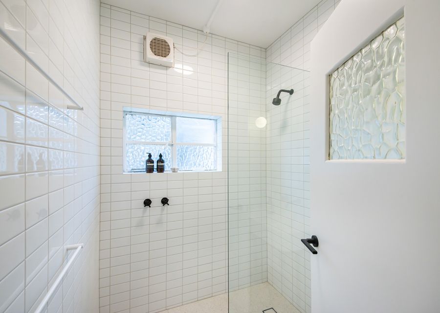 Family bathroom with walk in shower
