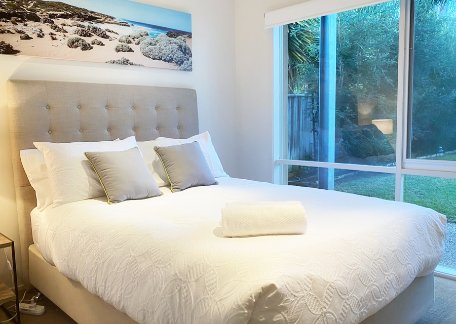 Bedroom two with queen bed