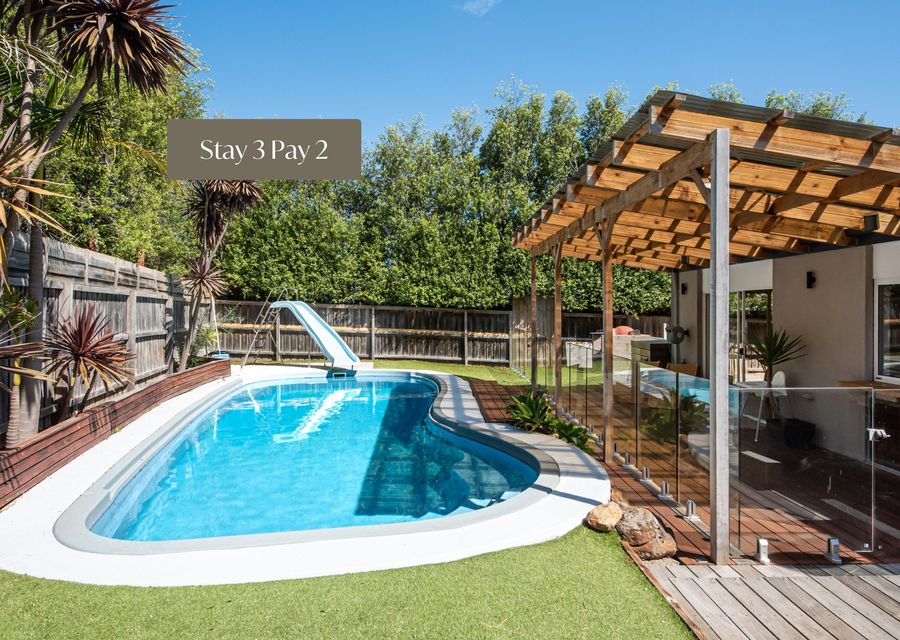 Malibu in Mt Martha with solar heated pool