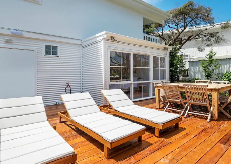 Backyard deck