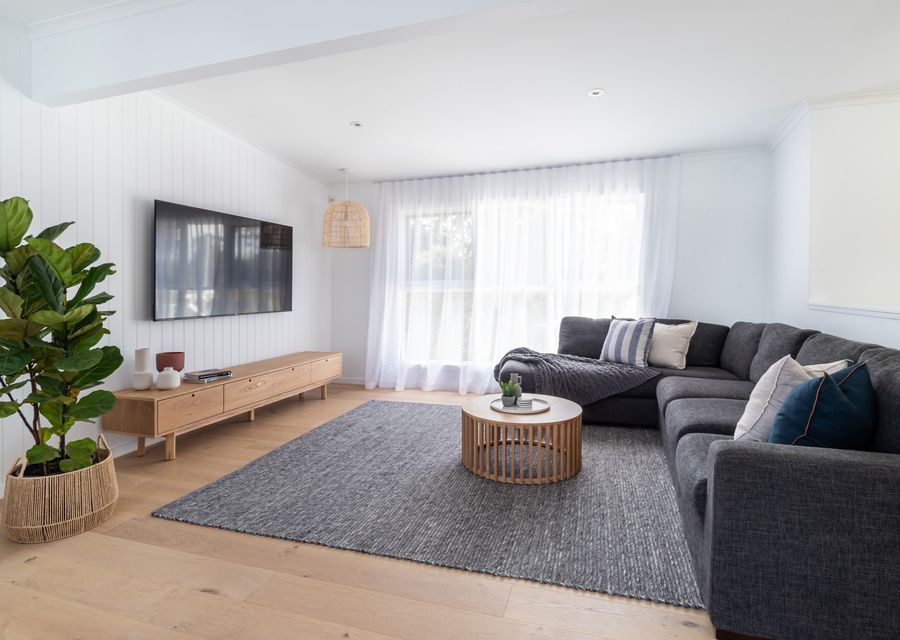 Main living with fireplace 