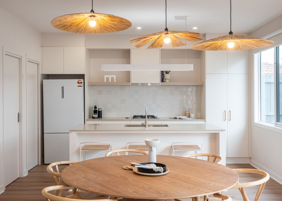 Kitchen and dining area