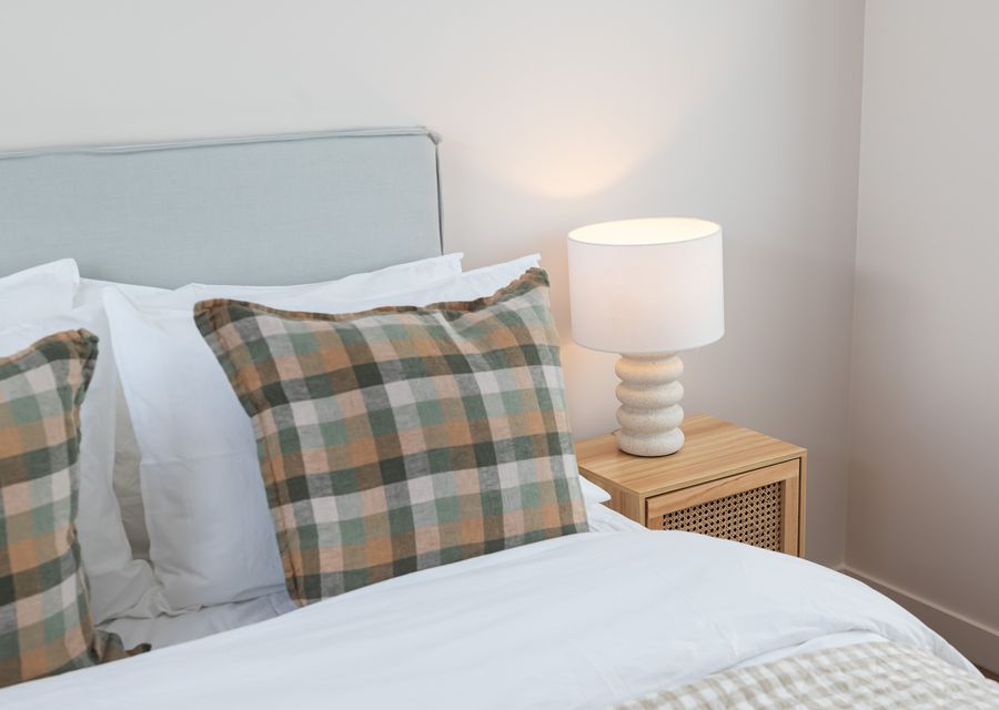 Enjoy the minimalist style of our second bedroom