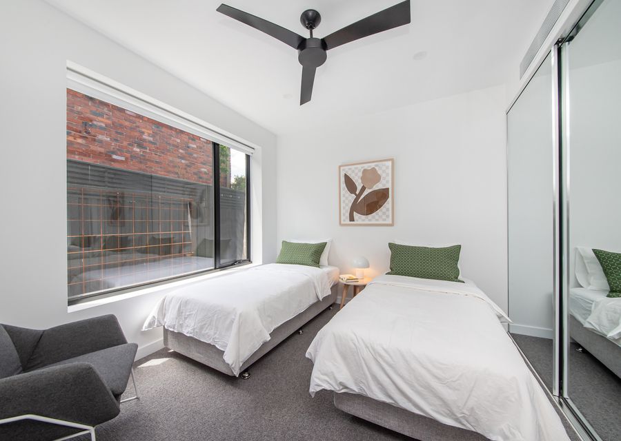 Bedroom three with two singles 