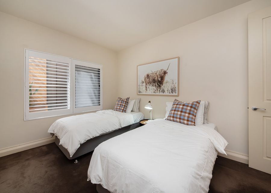 Bedroom two with two single beds 