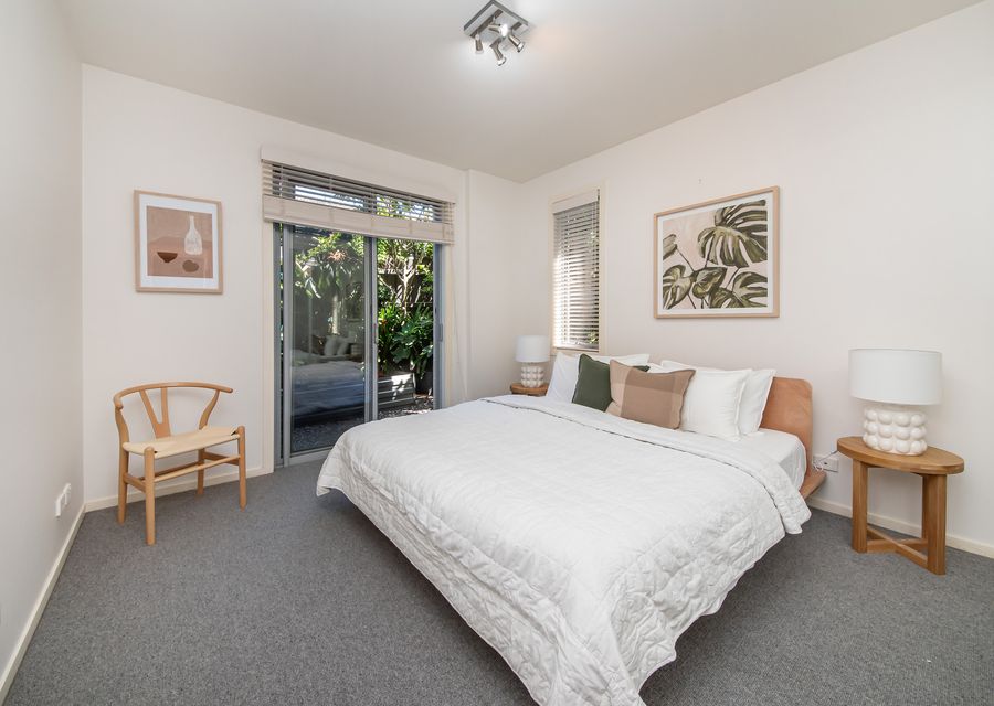 Bedroom one with king bed 