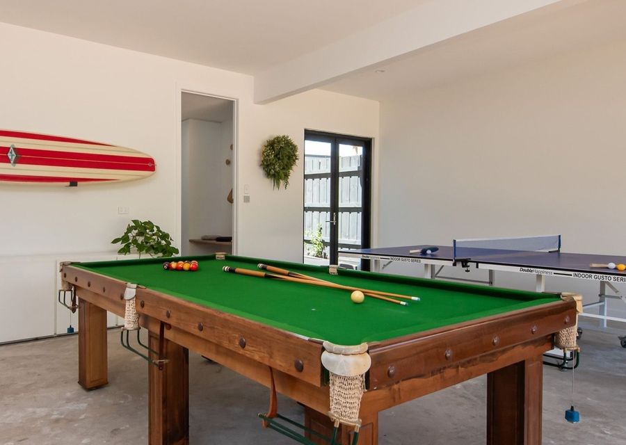 Games with Pool Table and Ping Pong Table 