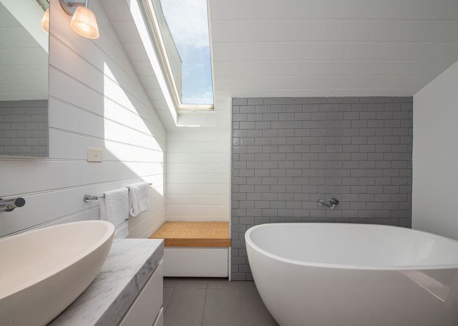 Bathroom with bath