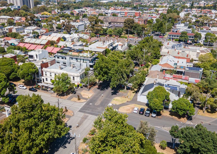Aerial view of the neighbourhood
