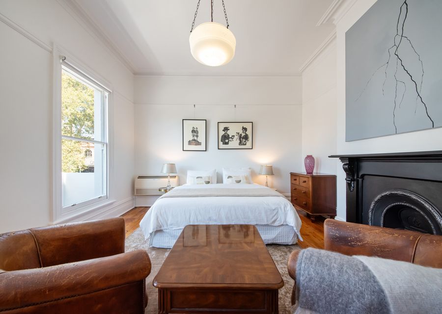 King bedroom with sitting area