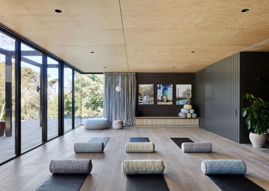 Dedicated yoga space or alternatively we have tables that can be in here for conferences