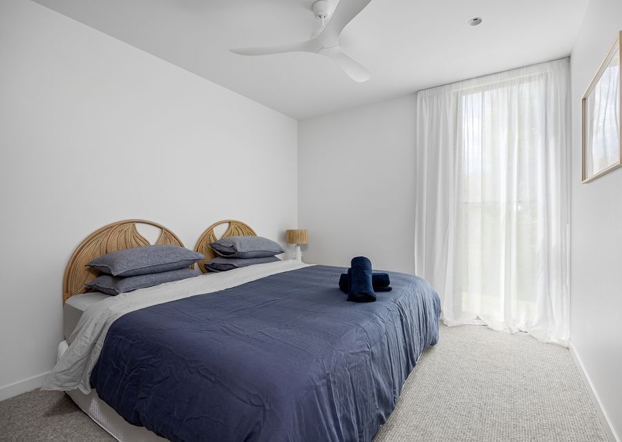 Bedroom two with king bed or two singles 