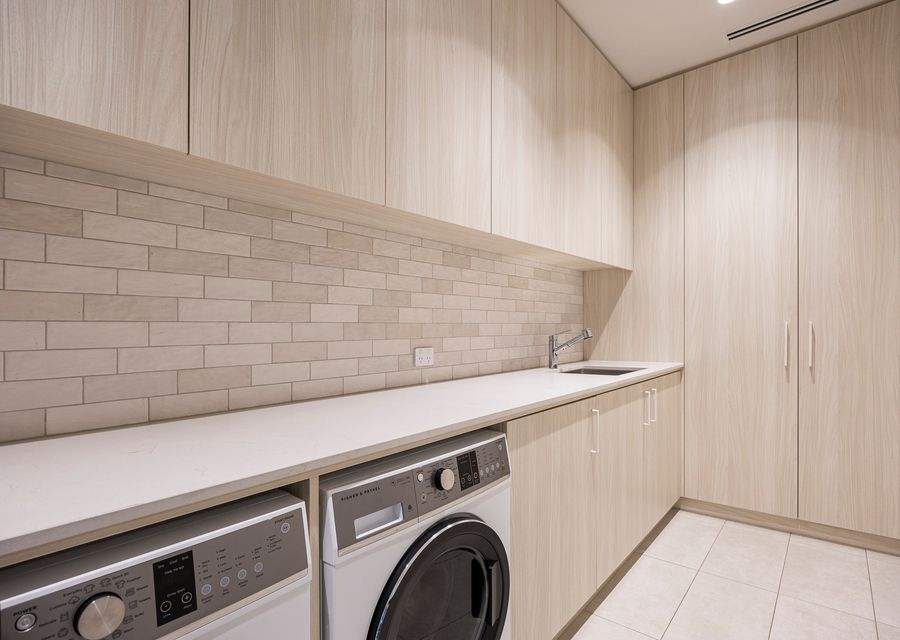 Laundry with washing machine and dryer