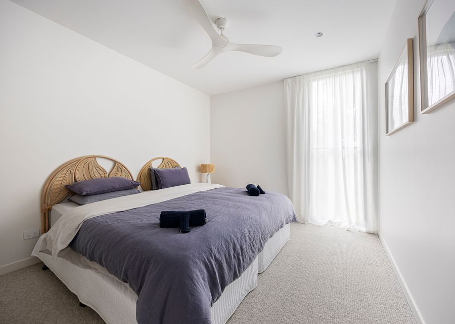 Bedroom three with king bed or two singles 