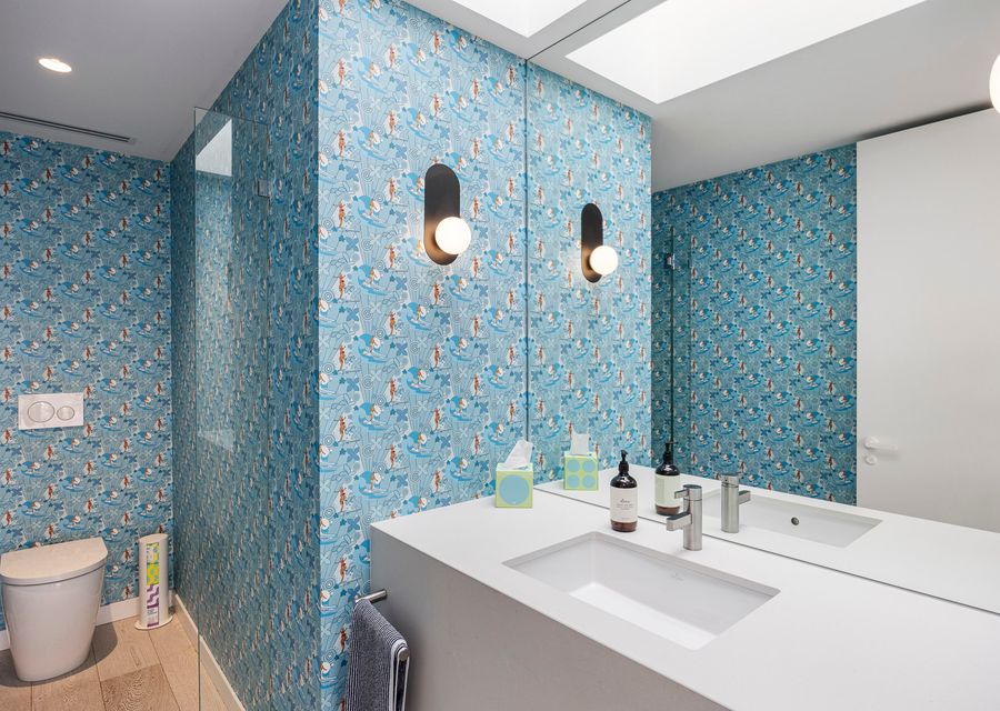 Upstairs powder room 