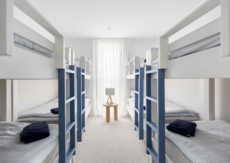 Bunk room sleeping 8