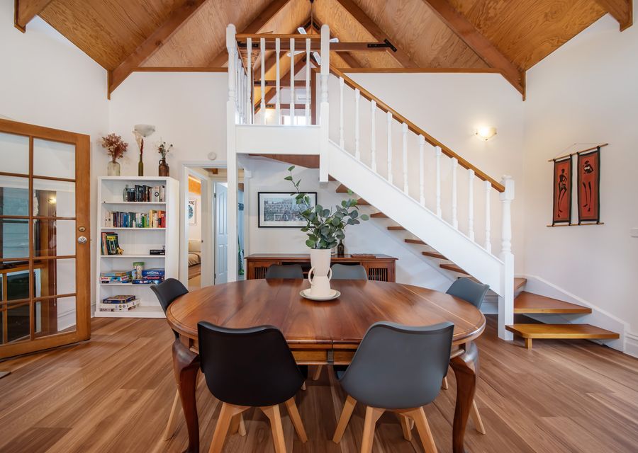 Dining with seating for 6 & access to the master bedroom