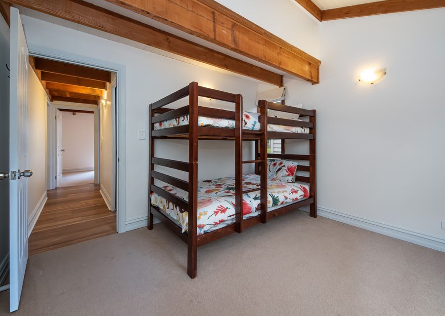 Bedroom three with king single bunk bed perfect for families with kids  