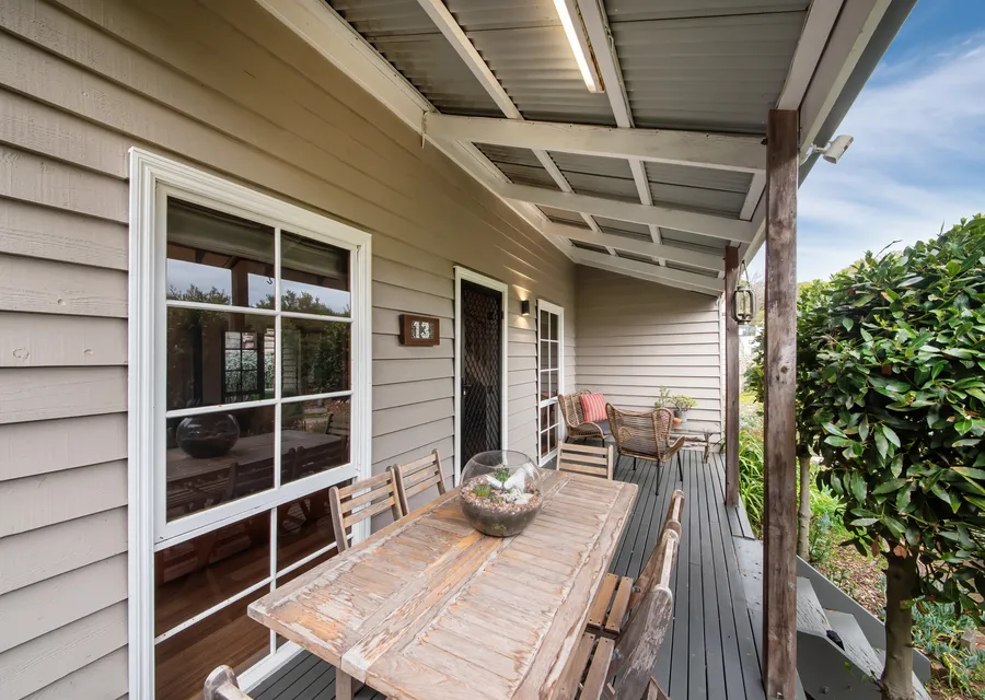 A space to sit outside and enjoy a morning coffee