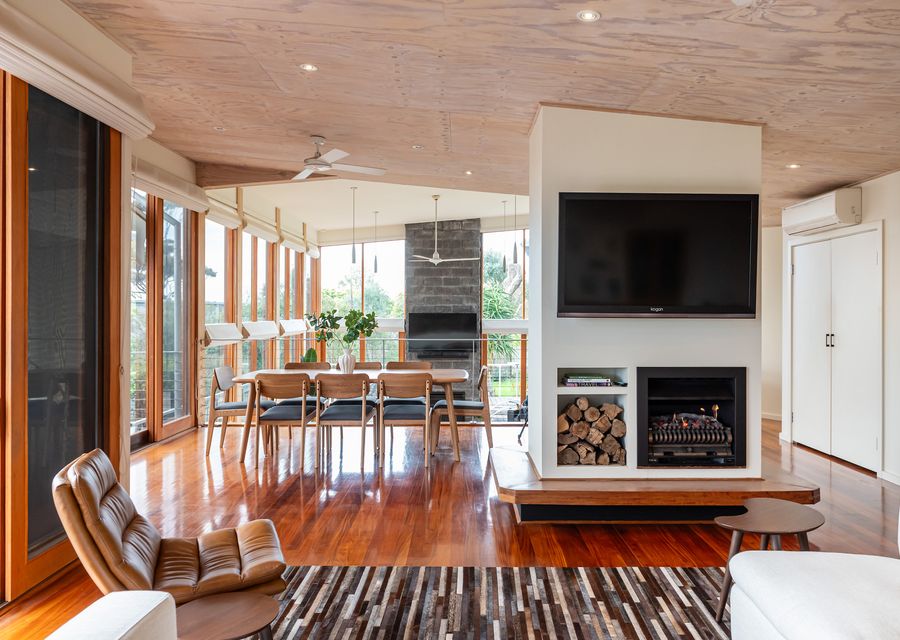 Fireplace for cosy evenings