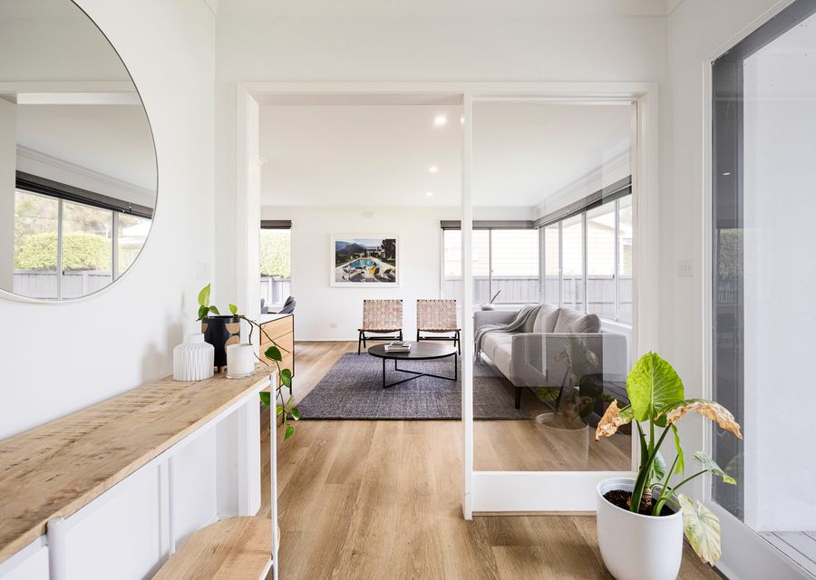 View of the living area 