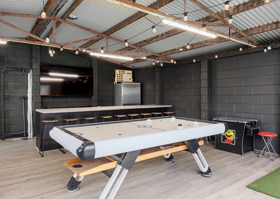 Hockey table as additional source of entertainment 