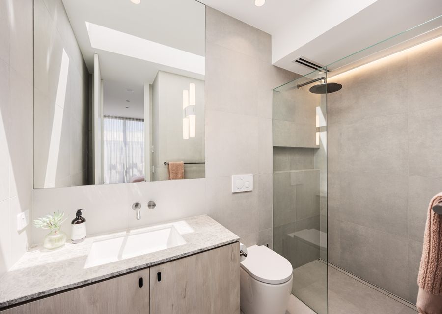 Bathroom three with shower and toliet 