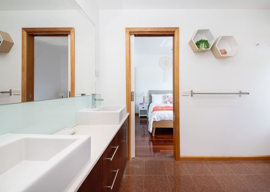 main bathroom through to QB