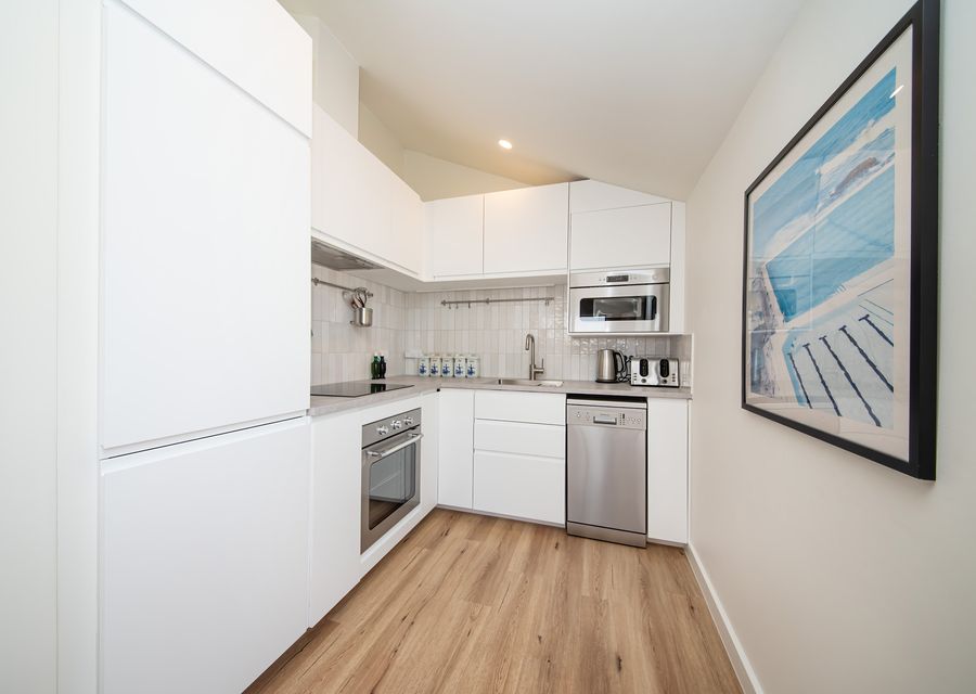 Well stocked kitchen with all the appliances you need
