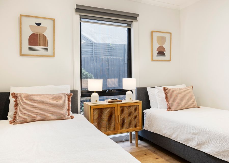 Bedroom 3 with two single beds