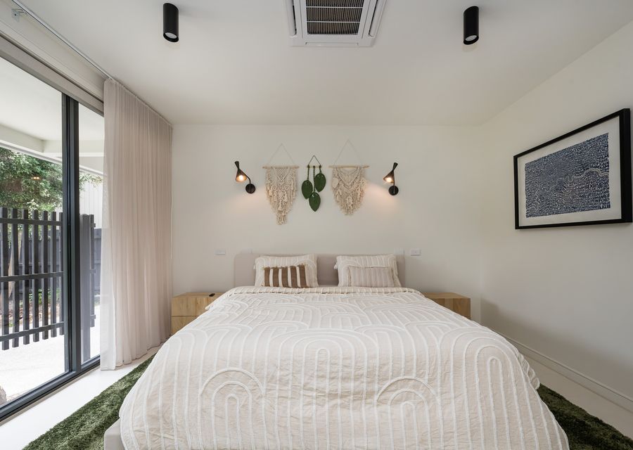 Master bedroom with king bed 