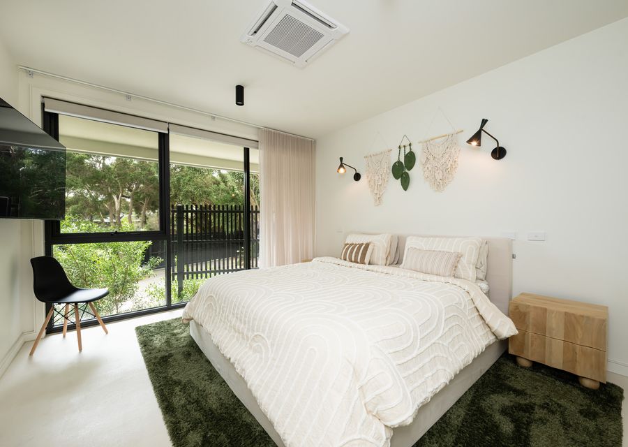 Master bedroom with king bed 