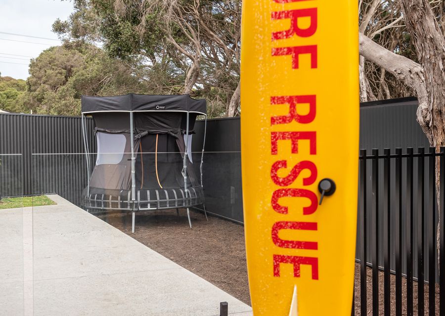 trampoline for the kids to enjoy