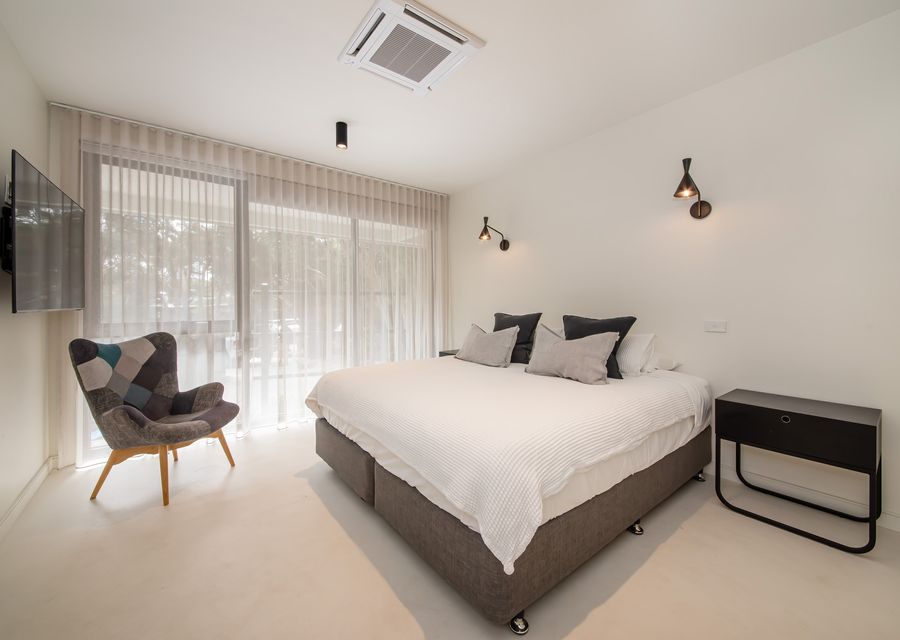 Master bedroom with king bed