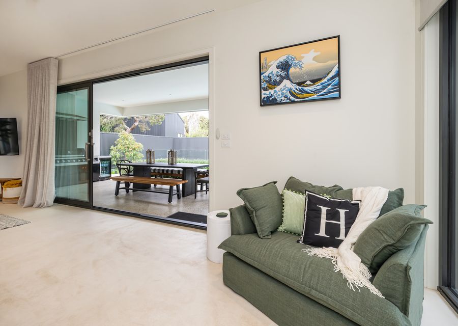 Seating area beside the window