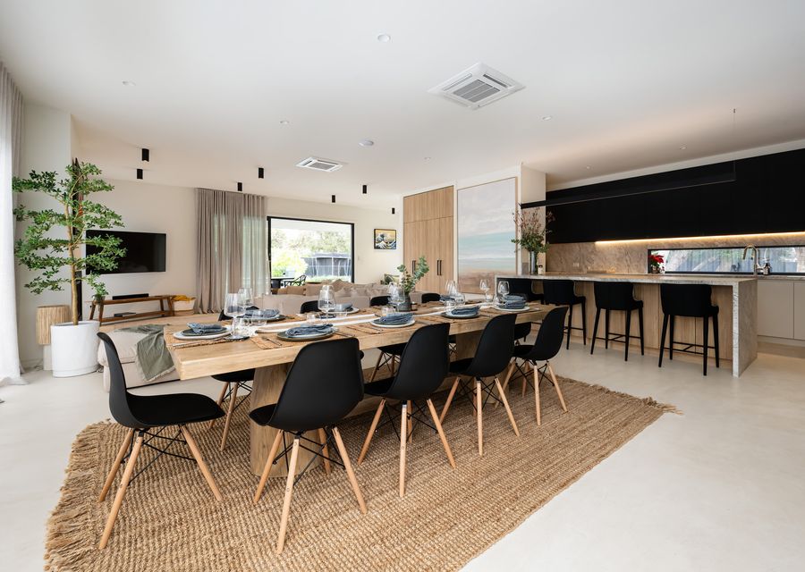 Dining and kitchen area 