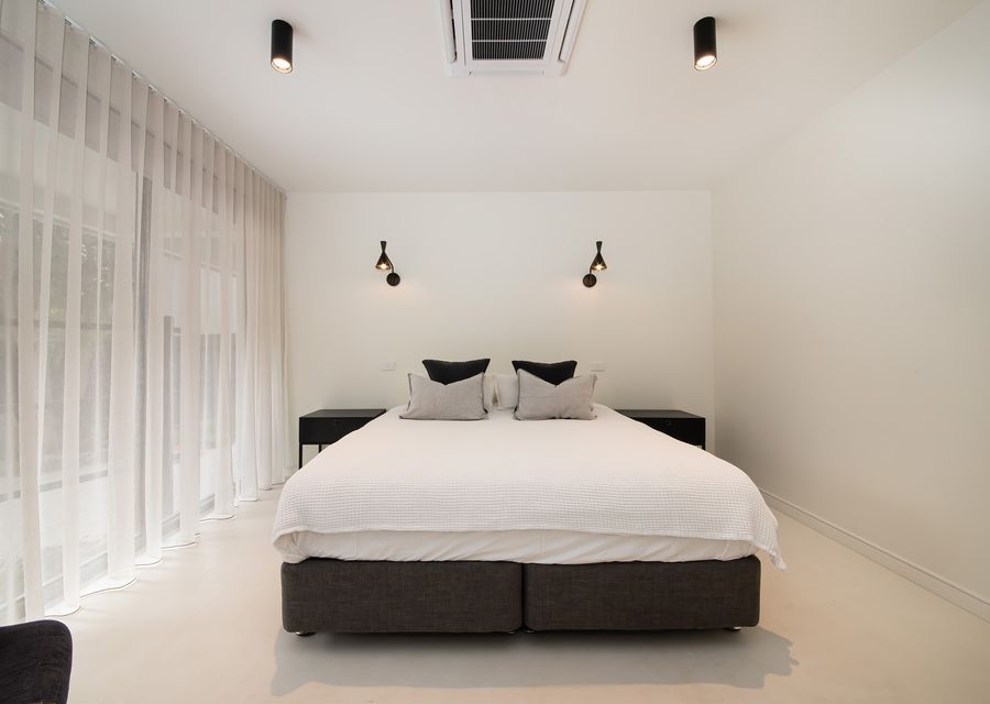 Master bedroom with king bed 