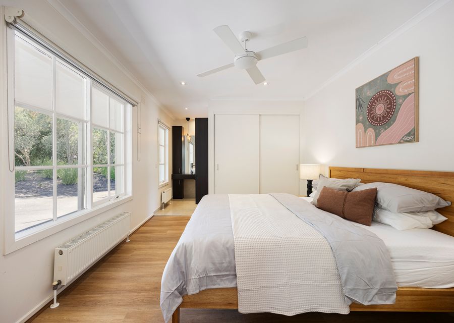 Bedroom one with queen bed and ensuite 