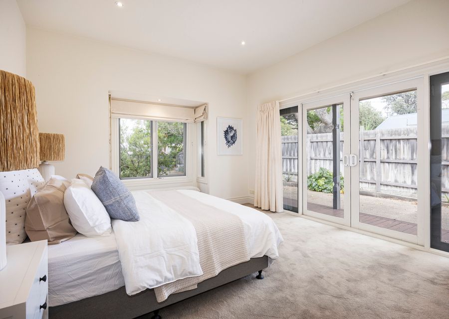 Master bedroom with king bed 