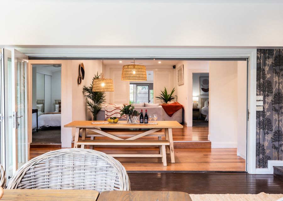 indoor and out door dining spaces 