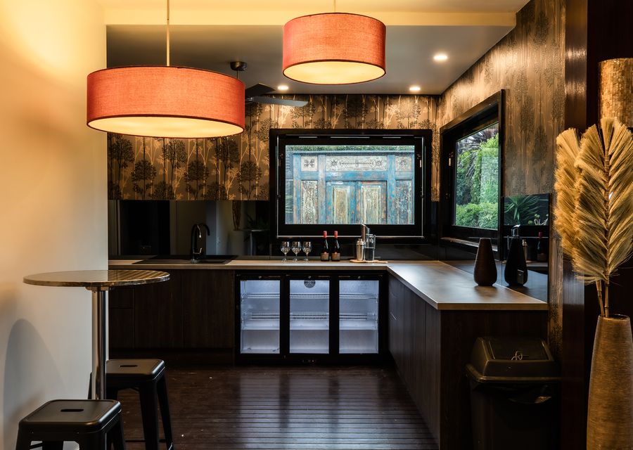 Sleek and stylish kitchen area
