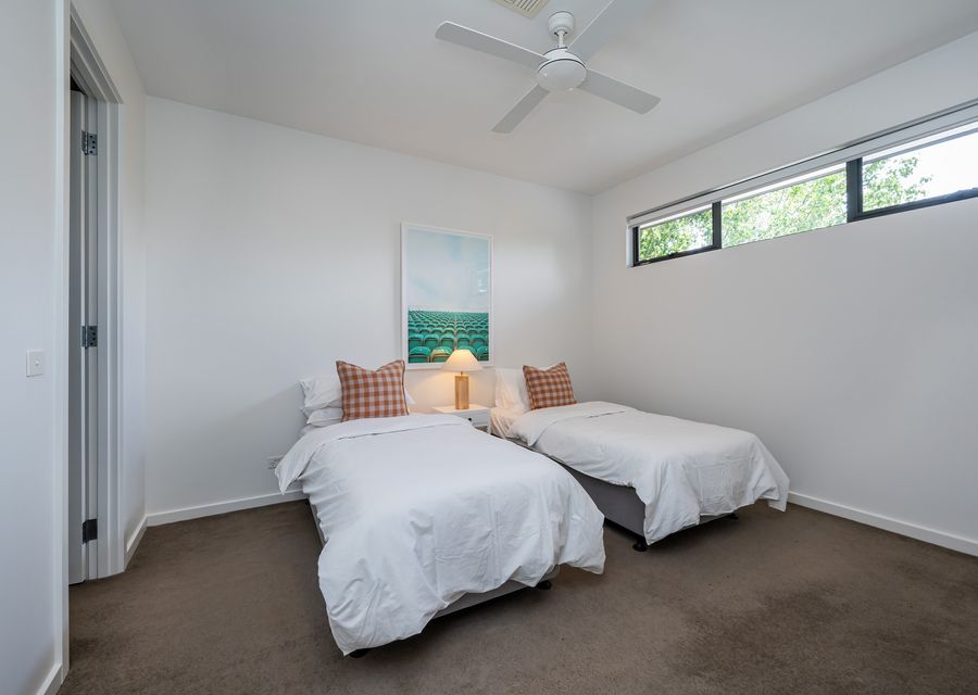 Bedroom three with two single beds