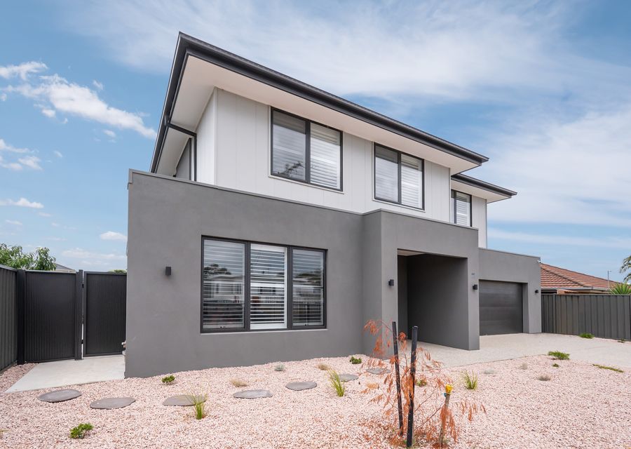 Property exterior showing the garage