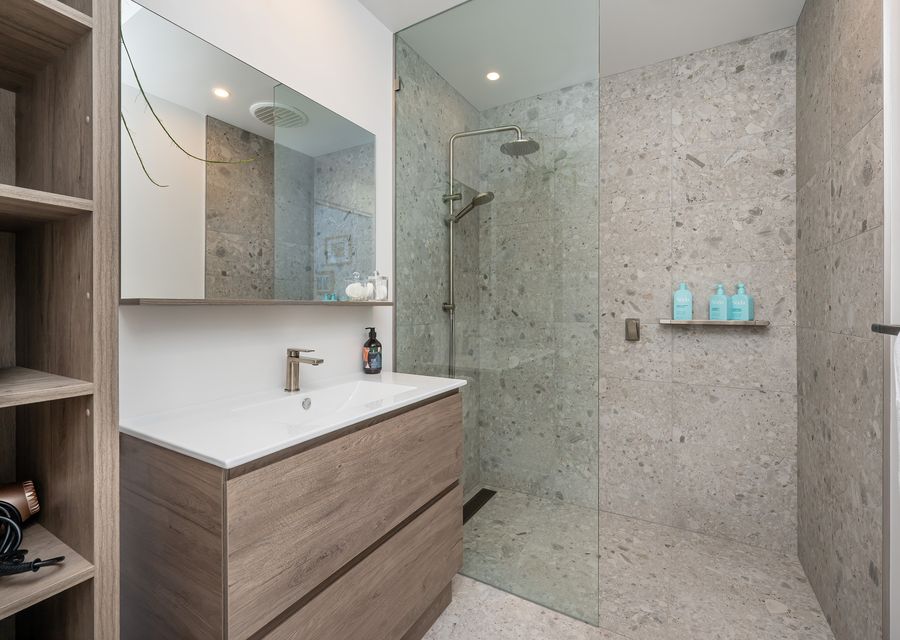 Ensuite shower and toilet 