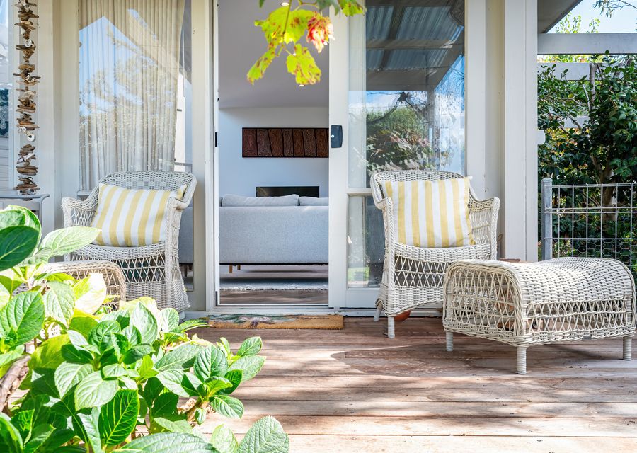 Outdoor seating area 