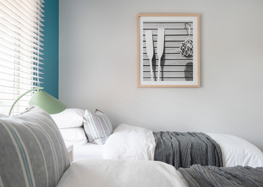 Bedroom three with two single beds 