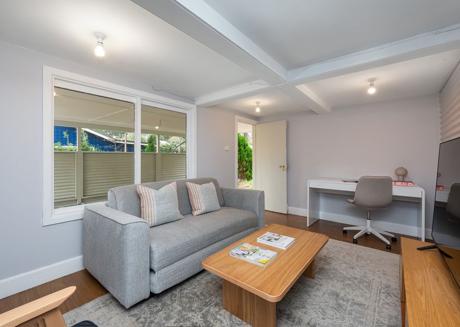 Lounge area and a study desk 