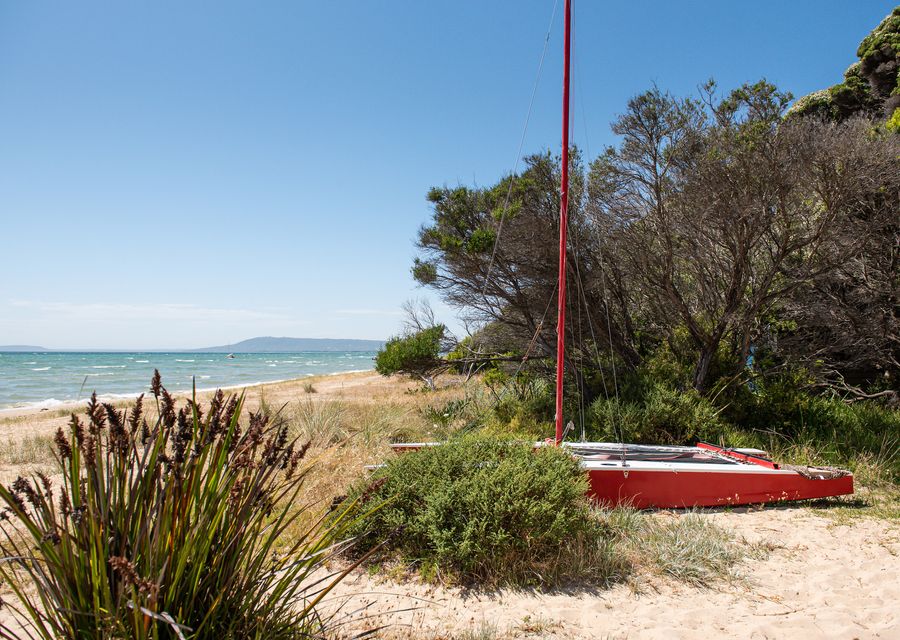 Nearby beach