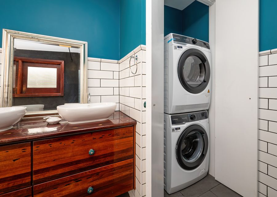 Laundry area with washer and dryer 